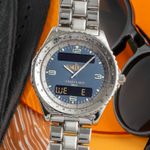 Breitling Chronospace A56012 (1995) - Zwart wijzerplaat 42mm Staal (3/8)