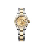 Rolex Lady-Datejust 279383RBR (2025) - Champagne dial 28 mm Gold/Steel case (1/1)
