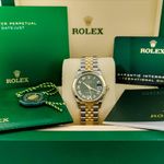 Rolex Datejust 31 278273 (2023) - Green dial 31 mm Steel case (8/8)