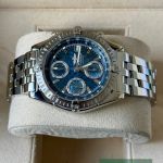 Breitling Chronomat A13352 (2003) - Blue dial 39 mm Steel case (5/7)
