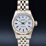 Rolex Lady-Datejust 6927 (1980) - White dial 26 mm Yellow Gold case (1/8)