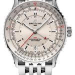 Breitling Navitimer GMT A32310211G1A1 (2025) - Silver dial 41 mm Steel case (1/1)