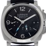Panerai Luminor 1950 PAM01360 (2026) - Black dial 44 mm Steel case (1/8)