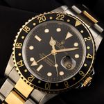 Rolex GMT-Master II 16713 (2005) - Black dial 40 mm Gold/Steel case (3/8)
