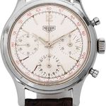 TAG Heuer Carrera Calibre HEUER 01 CAR201AA.BA0714 (1972) - White dial 43 mm Steel case (2/4)