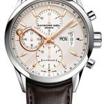 Raymond Weil Freelancer 7730-STC-65025 (2024) - Wit wijzerplaat 42mm Staal (1/4)