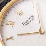 Rolex Cellini 5112 (1991) - White dial 32 mm Yellow Gold case (4/8)