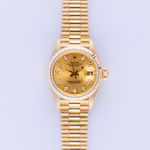 Rolex Lady-Datejust 69178 (1989) - 26mm Geelgoud (3/8)