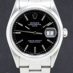 Rolex Oyster Perpetual Date 15200 (1998) - Zwart wijzerplaat 34mm Staal (1/7)