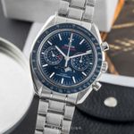 Omega Speedmaster Moonphase 304.33.44.52.03.001 (Onbekend (willekeurig serienummer)) - Blauw wijzerplaat 44mm Staal (1/8)