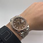 Rolex Datejust 41 126331 (2024) - Brown dial 41 mm Gold/Steel case (2/5)