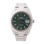 Rolex Datejust 41 126334 (2025) - Green dial 41 mm Steel case (1/4)