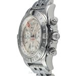 Breitling Chronomat 44 GMT AB0420 (2020) - Silver dial 44 mm Steel case (7/8)