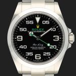 Rolex Air-King 126900 (2023) - Black dial 40 mm Steel case (3/8)