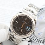 Rolex Datejust II 116334 (Unknown (random serial)) - Black dial 41 mm Steel case (5/8)