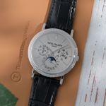 Patek Philippe Perpetual Calendar 5139G (Unknown (random serial)) - Silver dial 39 mm White Gold case (1/8)