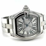 Cartier Roadster 2722 (Onbekend (willekeurig serienummer)) - Zilver wijzerplaat 42mm Staal (2/8)