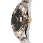 Rolex Datejust Turn-O-Graph 116261 (Onbekend (willekeurig serienummer)) - Zwart wijzerplaat 36mm Goud/Staal (6/8)