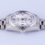 Rolex Day-Date 36 18239 (1986) - Silver dial 36 mm White Gold case (5/8)