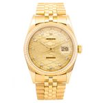 Rolex Datejust 36 16018 (1986) - Goud wijzerplaat 36mm Geelgoud (2/6)