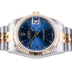 Rolex Datejust 31 68273 (1989) - Blue dial 31 mm Gold/Steel case (5/8)
