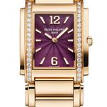 Patek Philippe Twenty~4 4910/1201R-010 (Unknown (random serial)) - Purple dial 25 mm Rose Gold case (1/1)