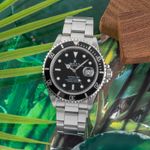 Rolex Submariner Date 168000 (Unknown (random serial)) - Black dial 40 mm Steel case (1/8)