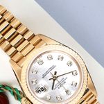 Rolex Lady-Datejust 69178 (1997) - Pearl dial 26 mm Yellow Gold case (4/8)