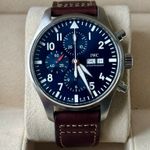 IWC Pilot Chronograph IW377714 (2019) - Blauw wijzerplaat 43mm Staal (2/7)