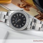 Rolex Oyster Perpetual 76030 (2001) - Black dial 26 mm Steel case (2/8)