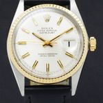 Rolex Datejust 1601 (1970) - Silver dial 36 mm Gold/Steel case (1/7)