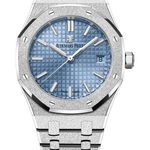 Audemars Piguet Royal Oak Selfwinding 77353BC.GG.1263BC.01 (2025) - Blue dial 34 mm White Gold case (1/1)