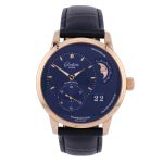 Glashütte Original PanoMaticLunar 1-90-02-11-35-30 (2021) - Black dial 40 mm Red Gold case (1/8)