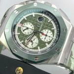 Audemars Piguet Royal Oak Offshore 26400SO.OO.A055CA.01 (2021) - Green dial 43 mm Steel case (7/8)