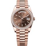 Rolex Day-Date 40 228345RBR (2025) - Bruin wijzerplaat 40mm Roségoud (1/1)