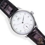 IWC Portuguese Hand-Wound IW510203 (Unknown (random serial)) - White dial 43 mm Steel case (5/8)