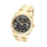 Rolex Day-Date II 218238 (2014) - Black dial 41 mm Yellow Gold case (3/5)