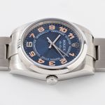 Rolex Oyster Perpetual 34 114200 (2007) - Blue dial 34 mm Steel case (5/7)