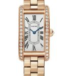 Cartier Tank Américaine WJTA0056 (2026) - Silver dial 19 mm Rose Gold case (1/1)
