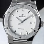 Hublot Classic Fusion 548.NX.2610.NX (2020) - Wit wijzerplaat 42mm Titanium (3/8)