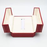 Cartier Tank Vermeil 366001 (Unknown (random serial)) - Yellow dial 20 mm Silver case (2/8)