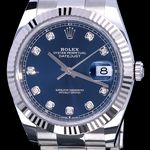 Rolex Datejust 41 126334 (2023) - Blue dial 41 mm Steel case (1/8)