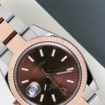 Rolex Datejust 41 126331 (2018) - Bruin wijzerplaat 41mm Goud/Staal (4/8)