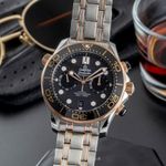 Omega Seamaster Diver 300 M 210.20.44.51.01.001 (Onbekend (willekeurig serienummer)) - Zwart wijzerplaat 44mm Goud/Staal (1/8)