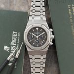 Audemars Piguet Royal Oak Chronograph 25860ST.OO.1110ST.02 (2002) - Blue dial 39 mm Steel case (6/8)
