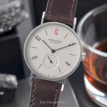 NOMOS Tangente Tangente for Doctors without Borders (Onbekend (willekeurig serienummer)) - Zilver wijzerplaat 35mm Staal (1/8)