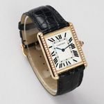 Cartier Tank Solo W1018855 (2018) - Silver dial 27 mm Yellow Gold case (2/8)