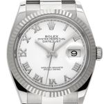 Rolex Datejust 36 126234 (2020) - White dial 36 mm Steel case (1/6)