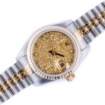 Rolex Lady-Datejust 69173 (1989) - Champagne dial 26 mm Gold/Steel case (1/8)