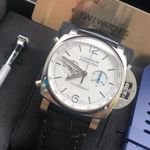 Panerai Luminor Chrono PAM01218 (2024) - White dial 44 mm Steel case (6/8)